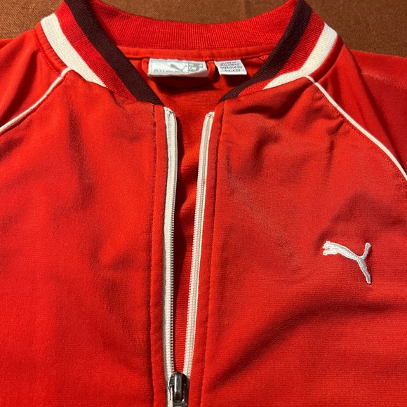 Puma Red Jacket with White Accents - Picture 11 of 16